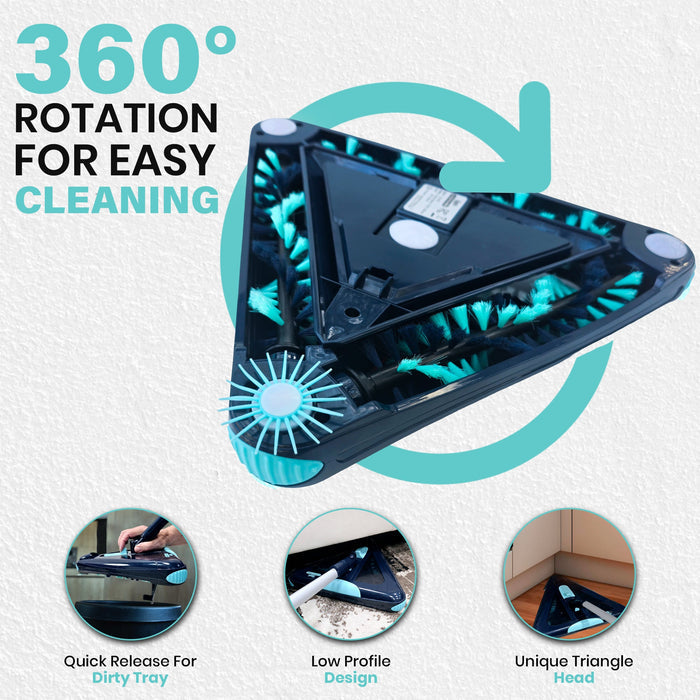 Sweeper Max – Tri-Brush Floor Sweeper