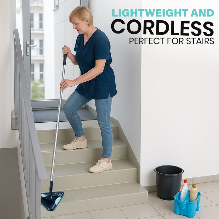 Sweeper Max – Tri-Brush Floor Sweeper