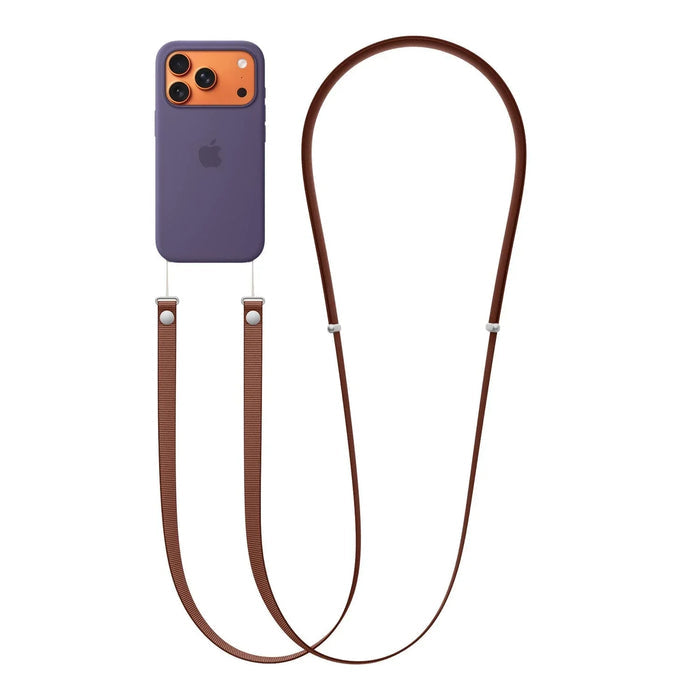 Telefoonkoord Aeria Crossbody - bruin