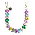 Telefoonkoord Heart - veelkleurig - goud