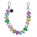 Telefoonkoord Heart - veelkleurig - zilver