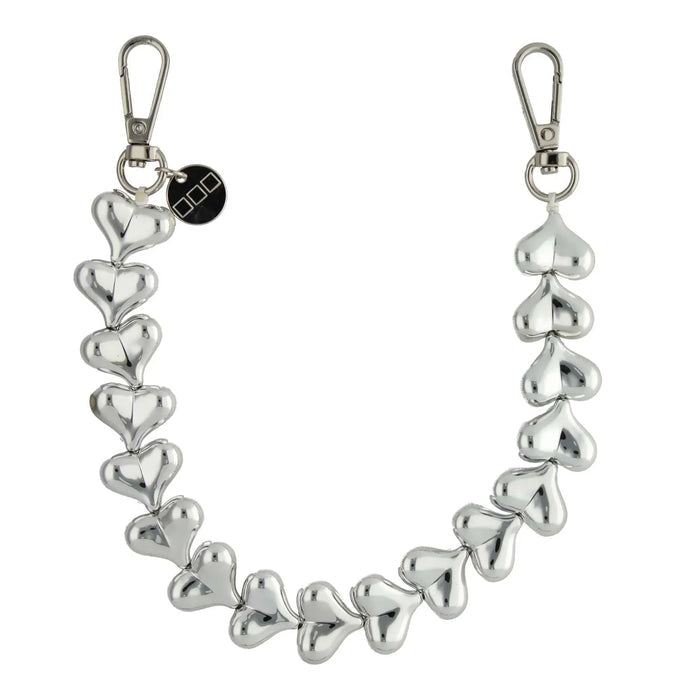 Telefoonkoord Heart - zilver - zilver