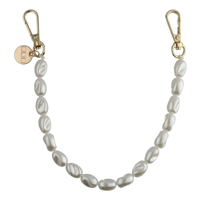 Telefoonkoord short pearl - goud