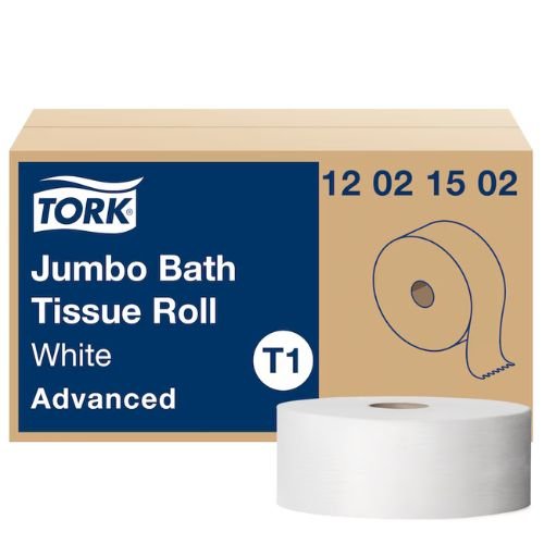 Tork 12021502 Jumbo Bath Tissue Case | 1600' | 2 Ply - 12021502 - Eagle National Supply