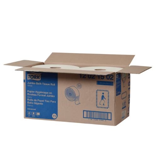 Tork 12021502 Jumbo Bath Tissue Case | 1600' | 2 Ply - 12021502 - Eagle National Supply