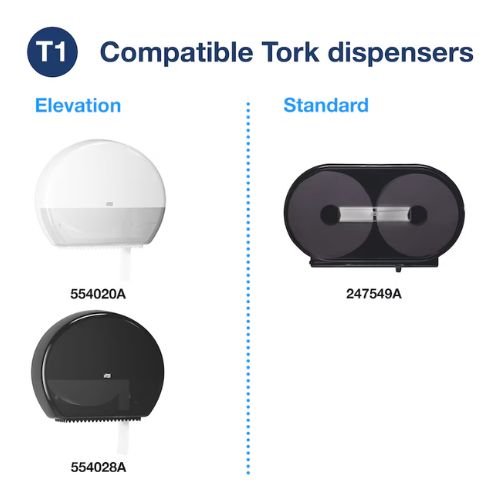 Tork 12021502 Jumbo Bath Tissue Case | 1600' | 2 Ply - 12021502 - Eagle National Supply