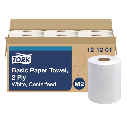 Tork 121201 Soft Centerfeed Hand Towel Case | 590' - 121201 - Eagle National Supply