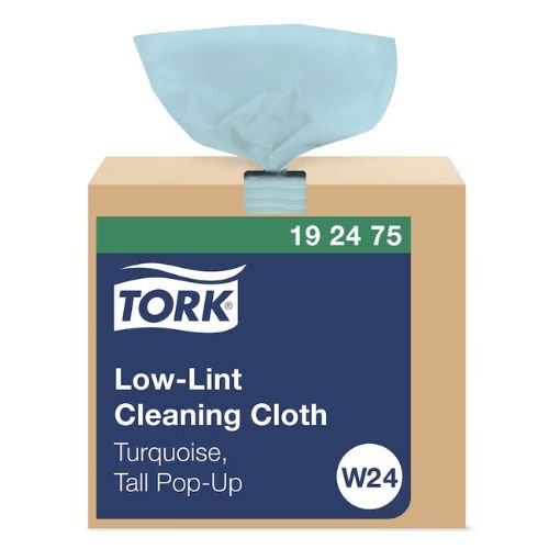 Tork 192475 Low - Lint Cleaning Cloth | Box | 1 Ply - 192475 - Eagle National Supply