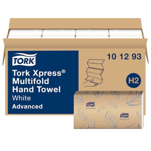 Tork Xpress 101293 Multi Fold Hand Towel | Case of 16 | 2 Ply - 101293 - Eagle National Supply