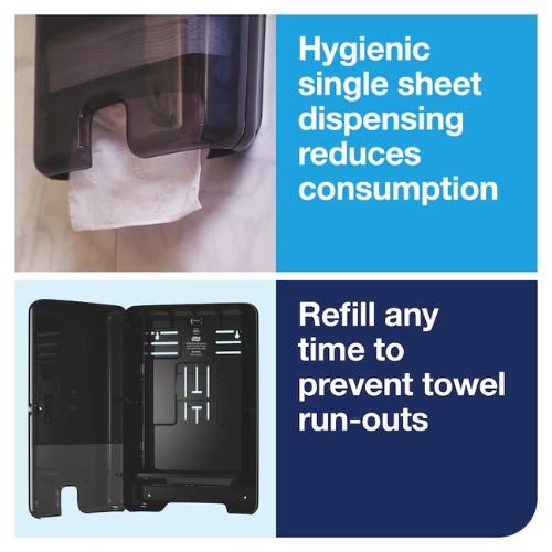 Tork Xpress 552028 Hand Towel Dispenser | Black - 552028 - Eagle National Supply
