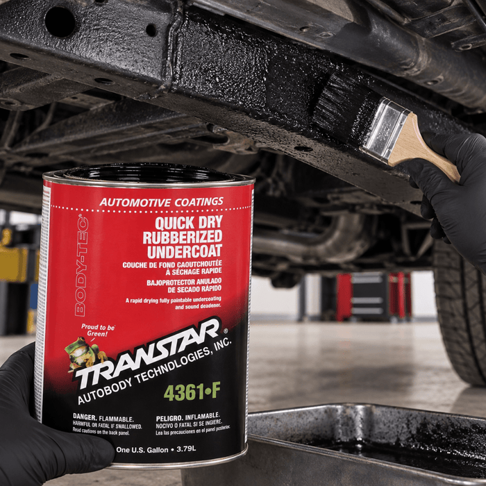 TRANSTAR® 4361-F Quick Dry Rubberized Black Undercoat, 1 gal -4361-F - Eagle National Supply