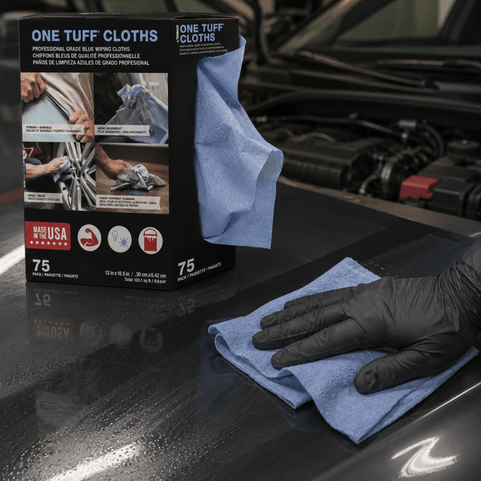 TRIMACO ONE TUFF 84075 Professional Grade Wiper Cloth, 75 pc -84075 - Eagle National Supply