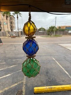 Triple Colored Net Glass Float