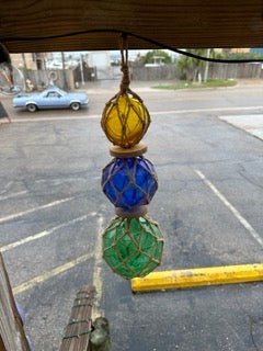 Triple Colored Net Glass Float