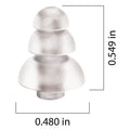 Triple Flange Eartips | 10 Pack