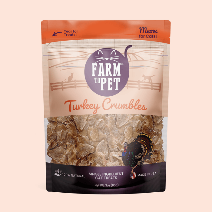Turkey Crumbles for Cats