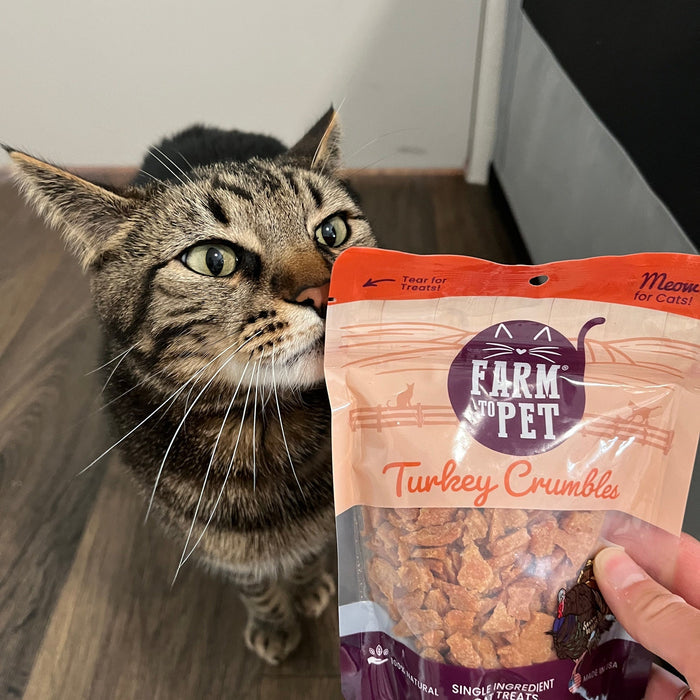 Turkey Crumbles for Cats