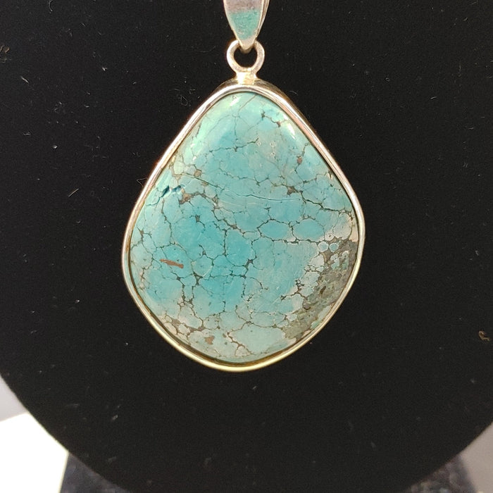 Turquoise Egg Pendant