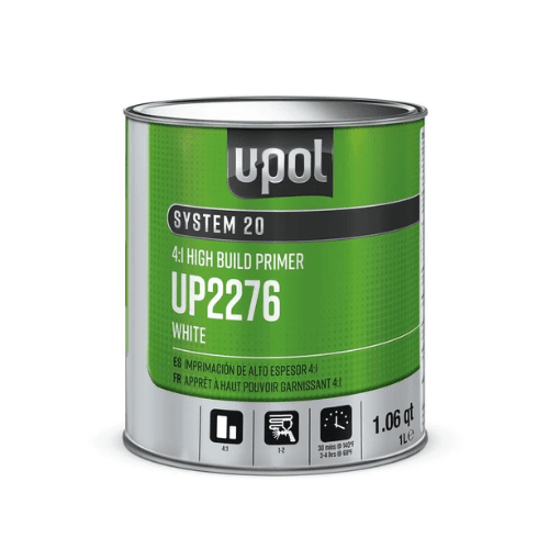 U - POL SYSTEM 20 UP2276 4:1 High - Build 2K White Primer, 1 Liter - 2276 - Eagle National Supply