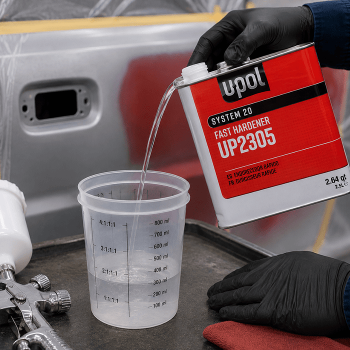U-POL SYSTEM 20 UP2305 National Rule Fast Hardener, 2.5 L Tin -2305 - Eagle National Supply