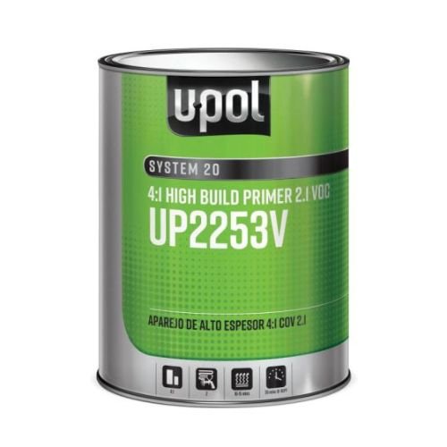 U-POL UP2253V Gray Primer 1 Gallon, 3 in 1, Low VOC -2253V - Eagle National Supply