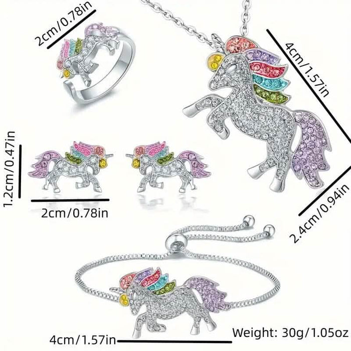 Unicorn Jewelry Set