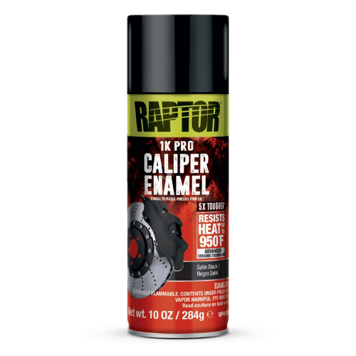 Upol Raptor 4930 Satin Black Caliper Paint, 10 oz - 4930 - Eagle National Supply