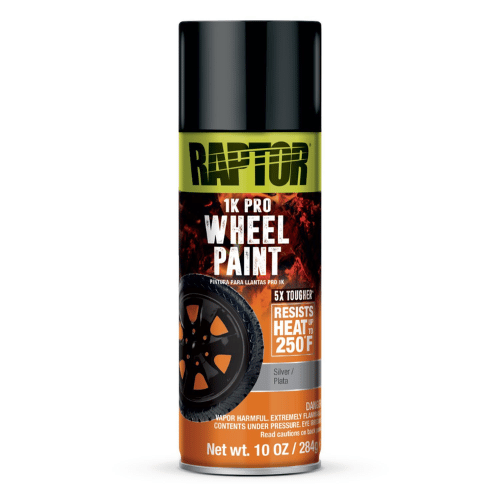 Upol Raptor Quick Dry Silver Wheel Paint, 10 oz - 4908 - Eagle National Supply
