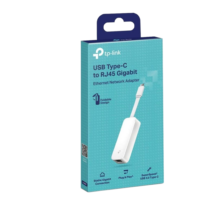 USB-C to Ethernet Adapter Gigabit Port 10/100/1000Mpbs Plug
