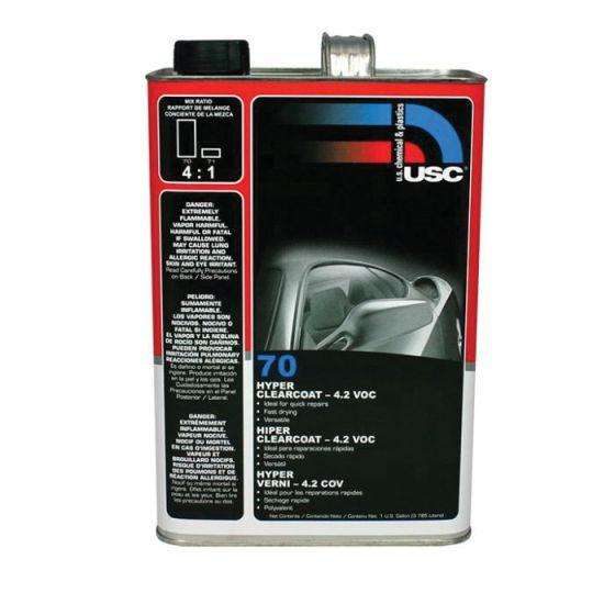 USC® 70-1 70™ High-Build Hyper Clear Coat, 1 gal, 4:1 Mixing ---Eagle National Supply