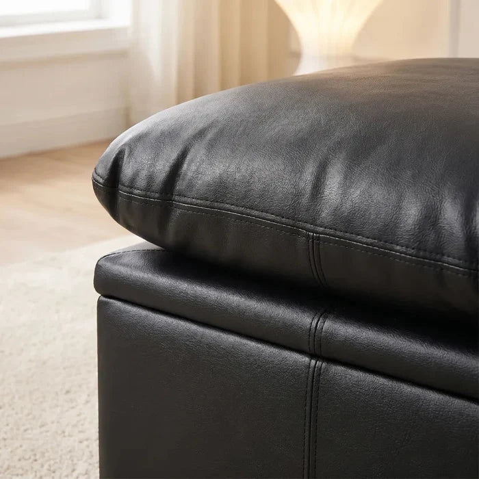 verona-black-leather-ottoman
