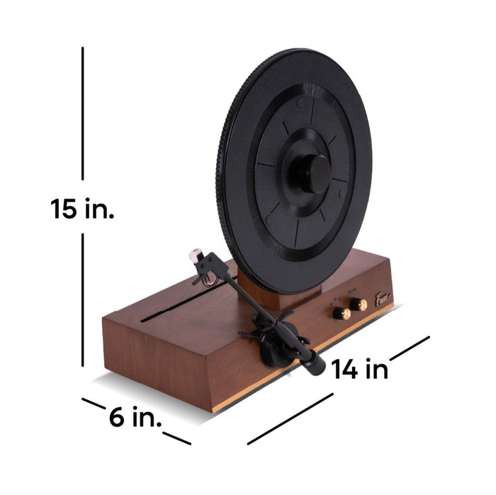 Vertical Vinyl Record Player with Bluetooth