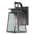 Black wall sconce, by Votatec, for hallway or living room