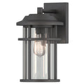 Black wall sconce, by Votatec, for hallway or living room