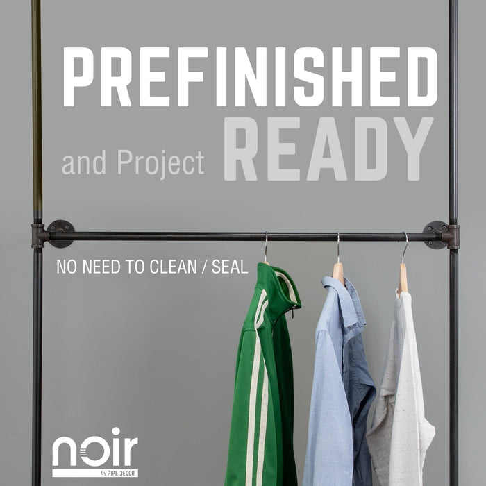 Wall Mounted Double Hung Clothing Rack