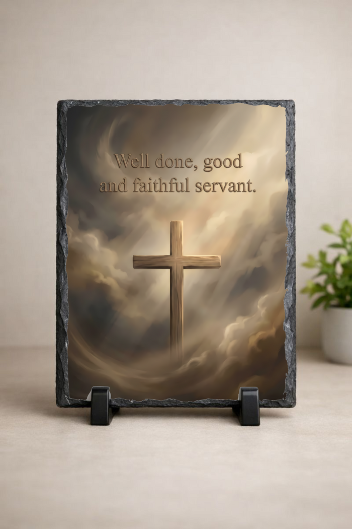 Well Done Faithful Servant Pastor Slate