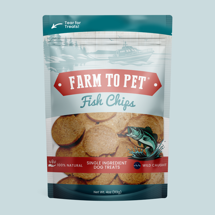 Wild-Caught Walleye Fish Chips for Dogs