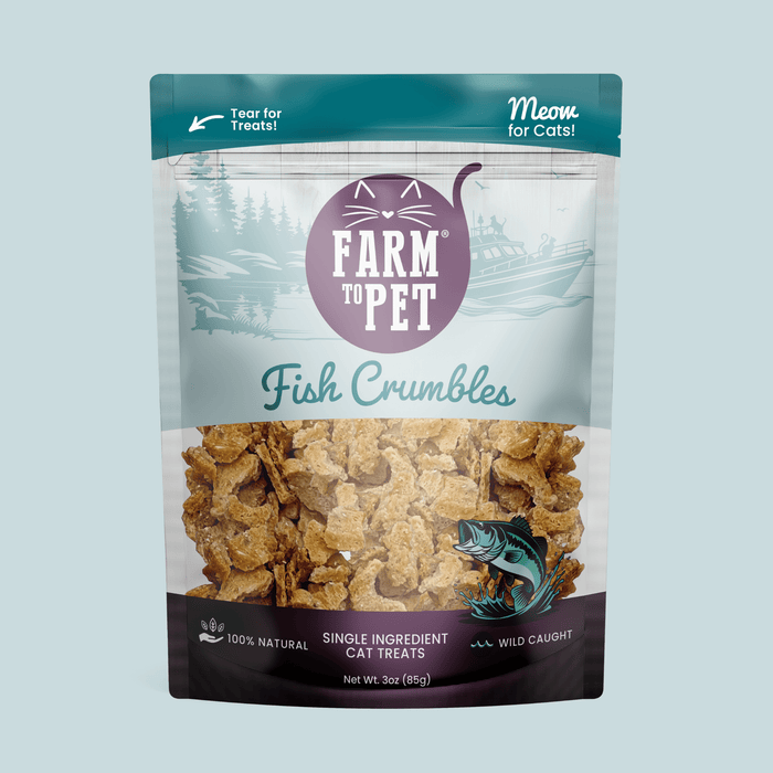 Wild-Caught Walleye Fish Crumbles for Cats