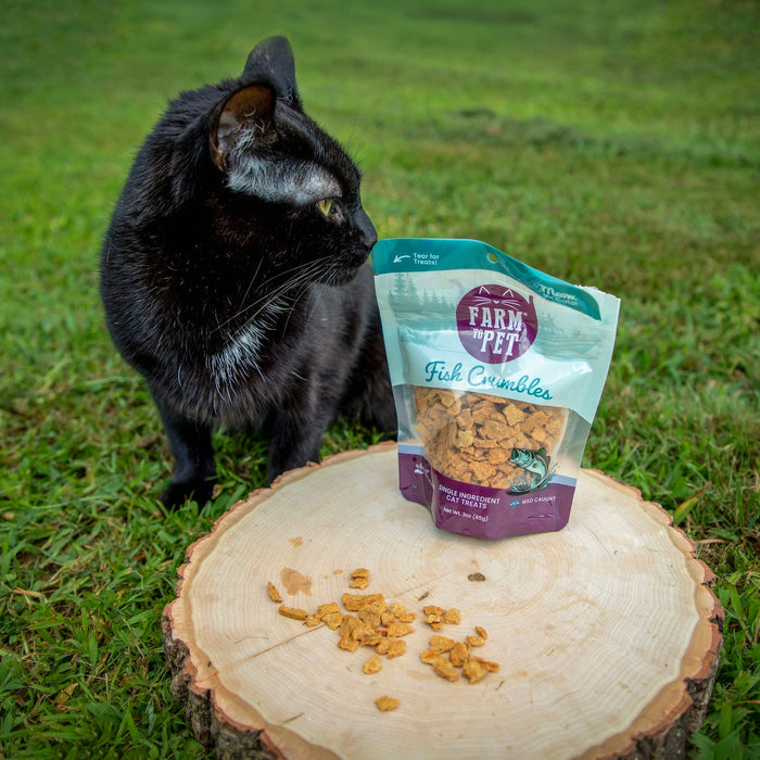 Wild-Caught Walleye Fish Crumbles for Cats