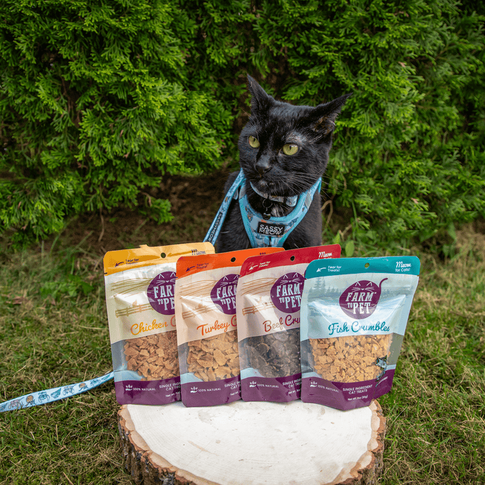 Wild-Caught Walleye Fish Crumbles for Cats