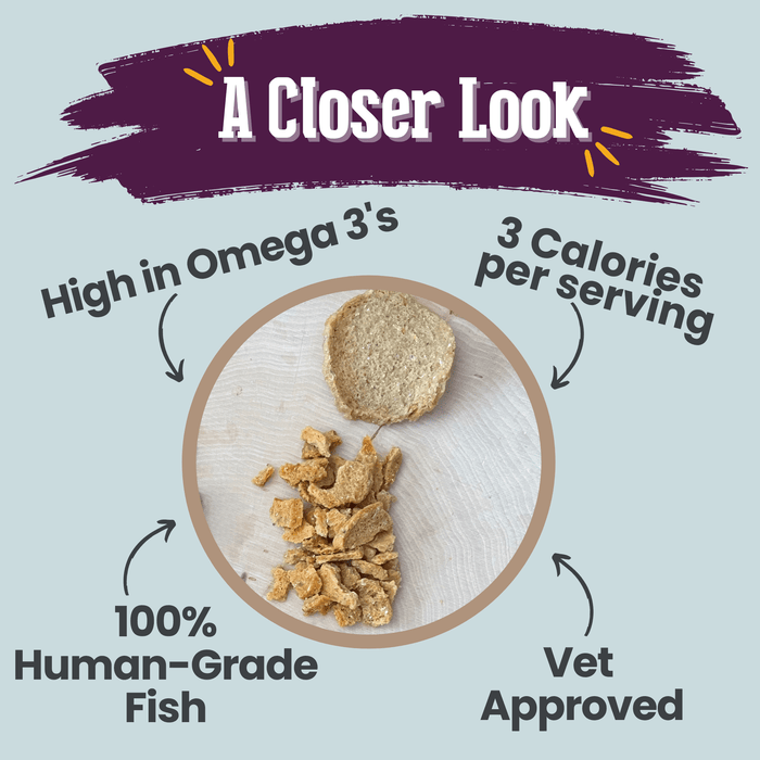 Wild-Caught Walleye Fish Crumbles for Cats