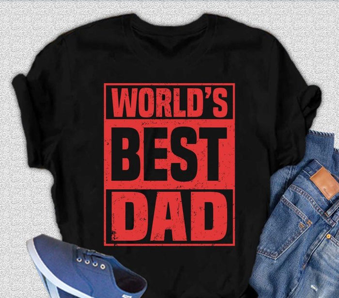 World's Best Dad Bamboo Short Sleeve T-Shirt