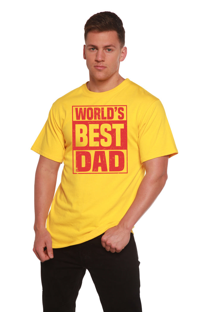 World's Best Dad Bamboo Short Sleeve T-Shirt