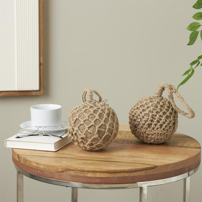Woven Knot Orb Decorative Sculpture