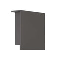 Bronze finish wall sconce, by Modern Forms, for hallway or living room